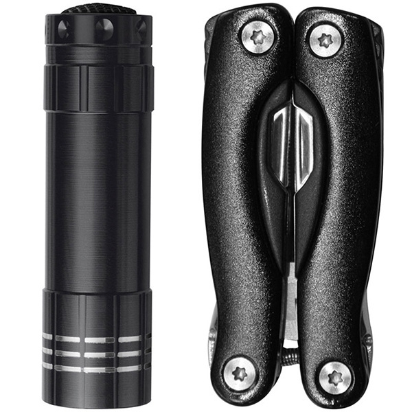 Logotrade business gift image of: Set torch and multitool OAKLAND