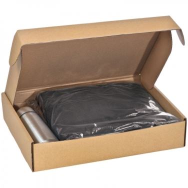 Logo trade promotional merchandise photo of: Set fleece blanket and thermal flask LIVERPOOL