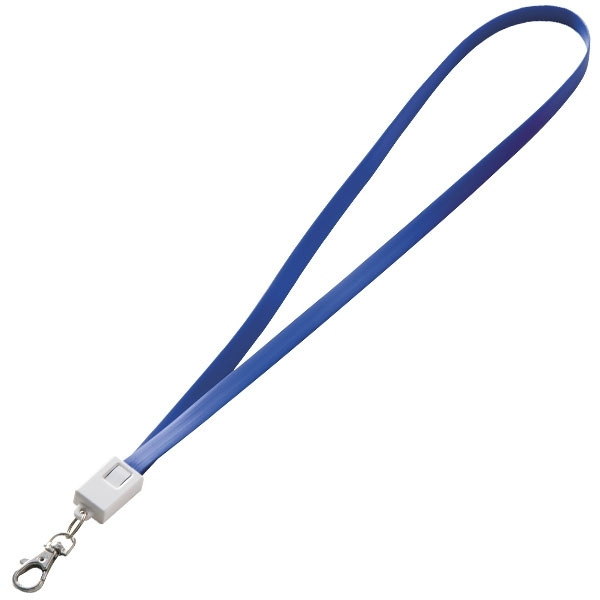 Logotrade advertising product image of: Lanyard with usb cable LE PORT