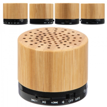 Logotrade advertising product picture of: Bamboo bluetooth speaker FLEEDWOOD