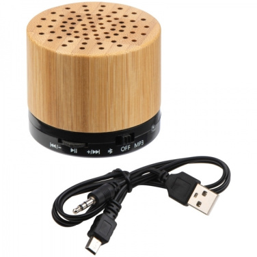 Logotrade promotional gift image of: Bamboo bluetooth speaker FLEEDWOOD