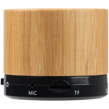 Logo trade promotional item photo of: Bamboo bluetooth speaker FLEEDWOOD