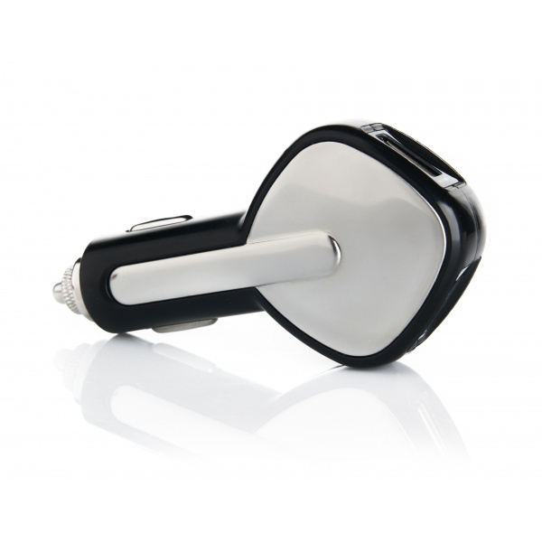 Logo trade promotional gifts image of: Dual USB Car Charger
