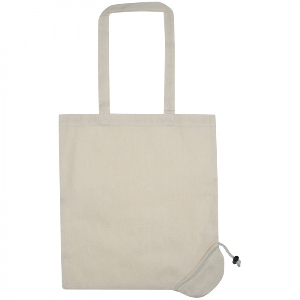 Logotrade promotional merchandise picture of: Foldable cotton bag KLEHOLM