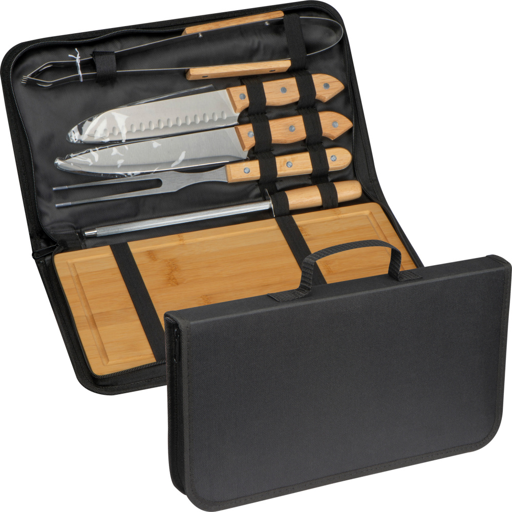 Logotrade advertising products photo of: Barbecue set EINDHOVEN