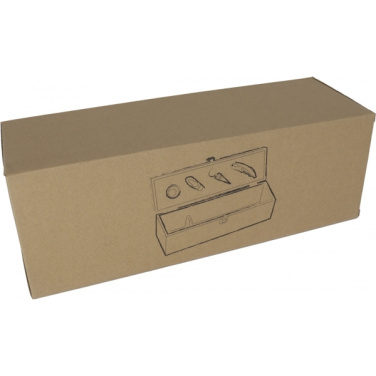 Logo trade promotional products picture of: Wooden wine box SAINT-ETIENNE