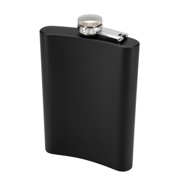 Logotrade advertising product image of: Hip flask OLYMPOS Schwarzwolf