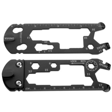 Logotrade promotional gift picture of: Bike tools INARI Schwarzwolf