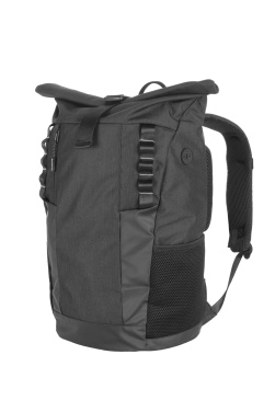 Logo trade advertising products image of: Rolltop backpack ELBERT Schwarzwolf