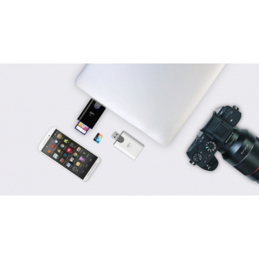 Logo trade promotional product photo of: MicroSD and SD card reader Silicon Power Combo 3.1