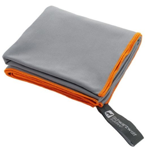 Logotrade promotional giveaway image of: Towel MALAREN Schwarzwolf