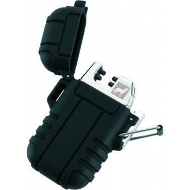 Logotrade promotional item image of: Ecological lighter SANFORD Schwarzwolf