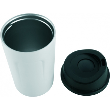 Logo trade promotional merchandise photo of: Thermo mug LIARD Schwarzwolf