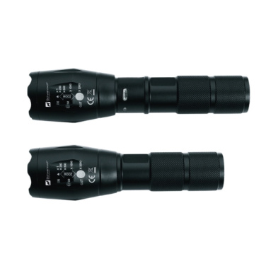 Logotrade corporate gift picture of: Flashlight DELGADA Schwarzwolf