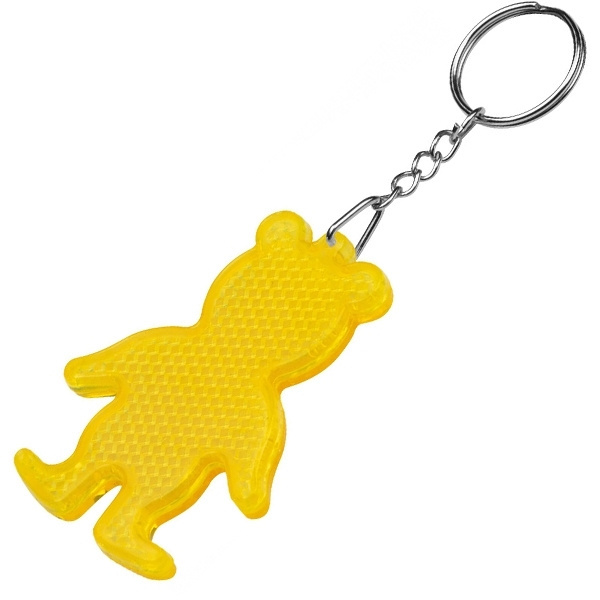 Logo trade advertising products picture of: Reflective keyring BEAR