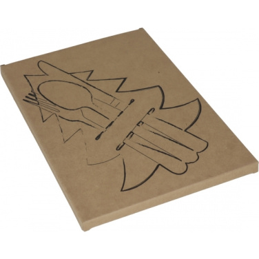 Logotrade corporate gift picture of: Cutlery pad in Christmas tree shape DUFFEL