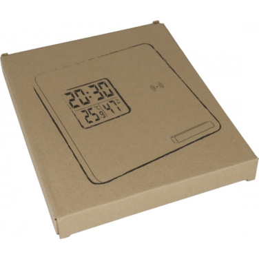 Logotrade advertising products photo of: Bamboo weather station GRANADA