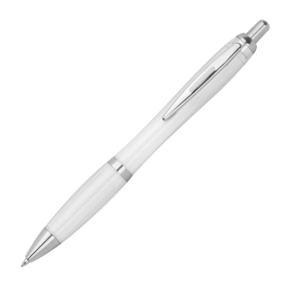 Logo trade advertising product photo of: Transparent ballpen ALKEN