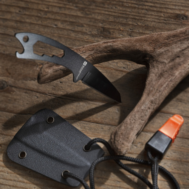 Logo trade promotional giveaway photo of: Multifunctional knife BAKO Schwarzwolf