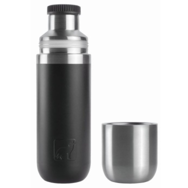 Logotrade promotional products photo of: Vacuum bottle DINARA Schwarzwolf
