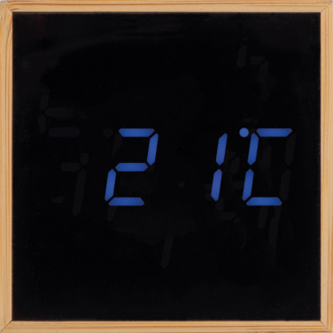 Logo trade promotional giveaway photo of: Desk clock CHARLESTON