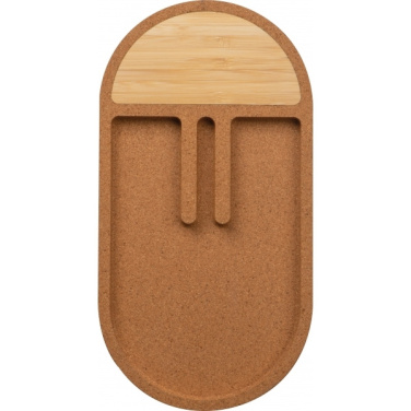 Logo trade promotional item photo of: Desk organiser with charging station LANCASTER