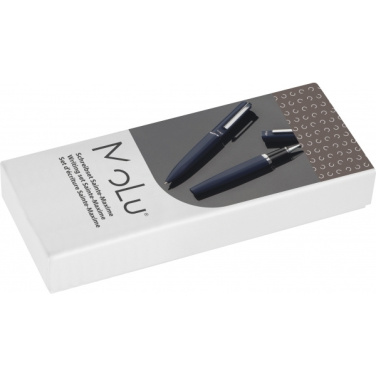 Logotrade promotional item picture of: Writing set soft touch SAINTE MAXIME MoLu