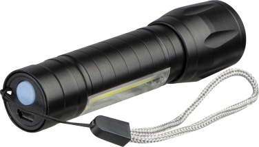 Logo trade business gifts image of: Rechargeable flashlight Tokyo