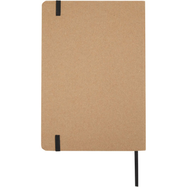 Logo trade promotional product photo of: Holm A5 stone paper hard cover notebook with lined pages