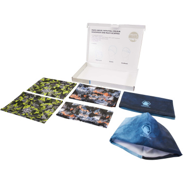 Logo trade advertising products image of: Sublimation headwear sample box