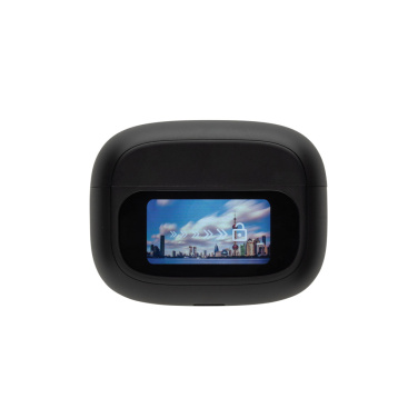 Logotrade business gift image of: Airtune RCS recycled plastic ANC earbuds with touch screen