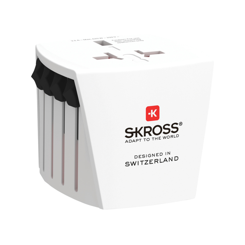 Logotrade promotional product picture of: SKROSS World Travel Adapter MUV Micro