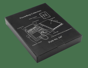 Logo trade promotional merchandise image of: HERMANO Power Bank Organizer 54713000
