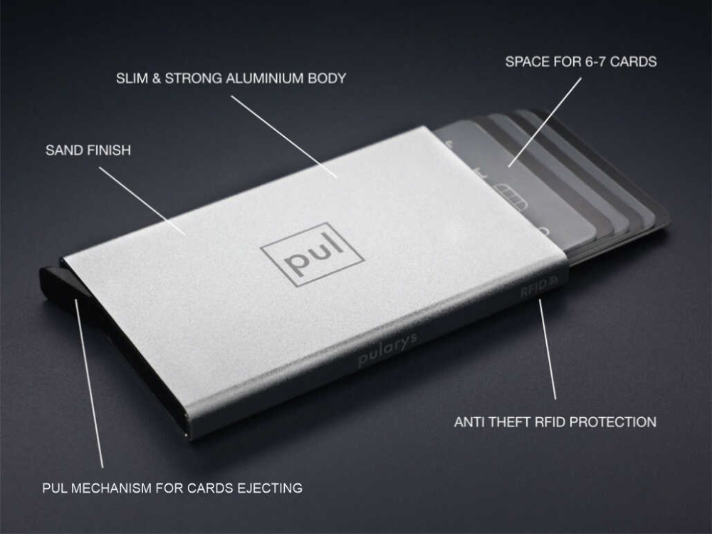 Logotrade promotional product image of: RFID credit card holder 94410800
