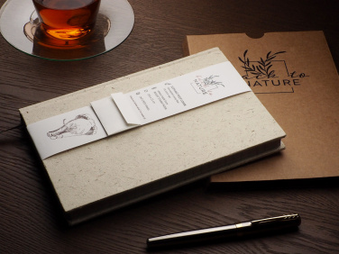 Logotrade promotional giveaways photo of: Recycled Elephant Poo Notebook 209734400