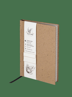Logotrade promotional item image of: Recycled Coconut Notebook 209734100