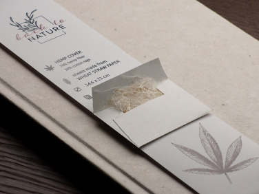 Logotrade promotional items photo of: Recycled Hemp Notebook 209734300