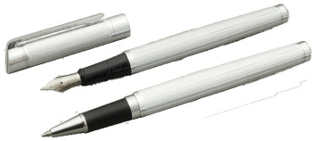 Logo trade promotional products image of: MACBETH pen set 98203600