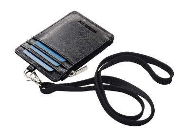 Logo trade business gifts image of: ID card holder with lanyard 170805200
