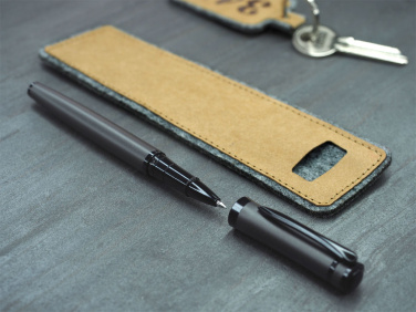 Logo trade business gifts image of: Pen in case 1253140