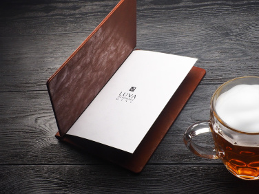 Logo trade promotional giveaways image of: Menu cover 2048325