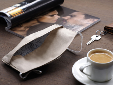 Logo trade promotional item photo of: VENUS PRO cotton face mask with a pocket an HEPA filter 1378165