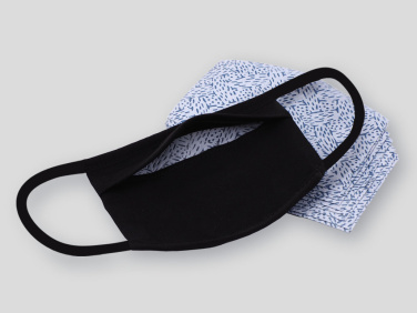 Logo trade promotional products image of: MARS PRO cotton mask (size M) with pocket and HEPA filter 1380165