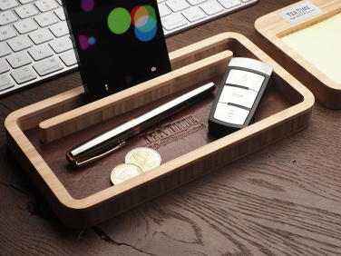 Logotrade advertising product image of: Wooden desk organiser 1852292