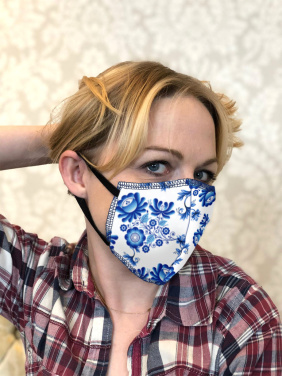 Logo trade promotional product photo of: ZEFIR cotton face mask 1400165