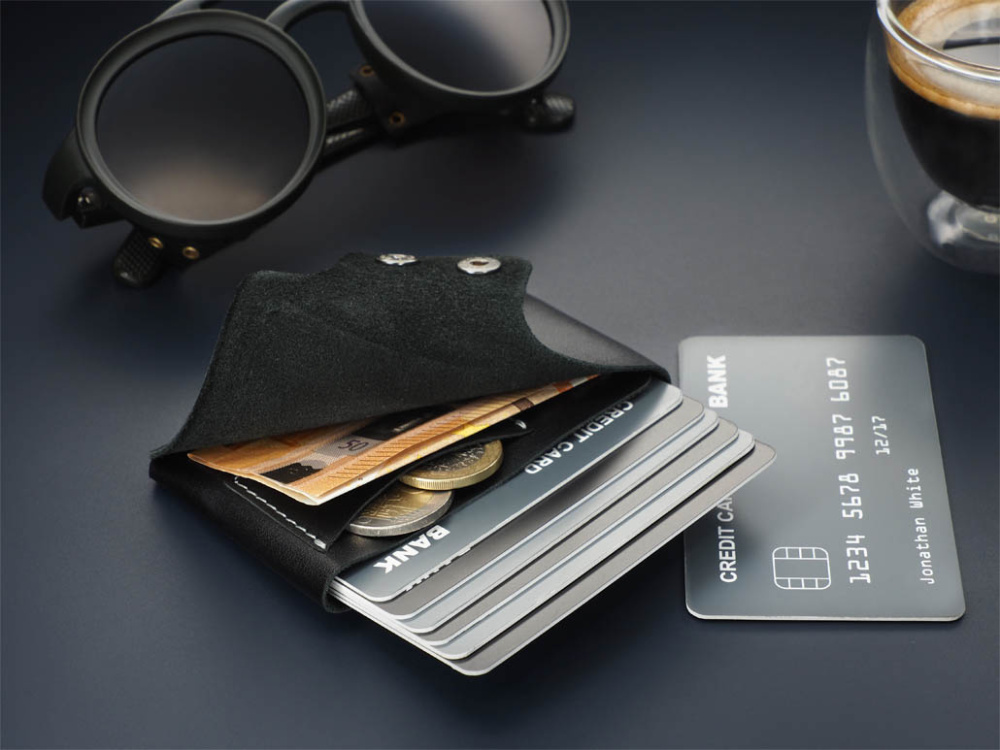 Logo trade corporate gifts image of: Wallet 384131