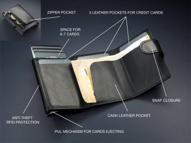 Logo trade promotional items image of: RFID wallet 1237131