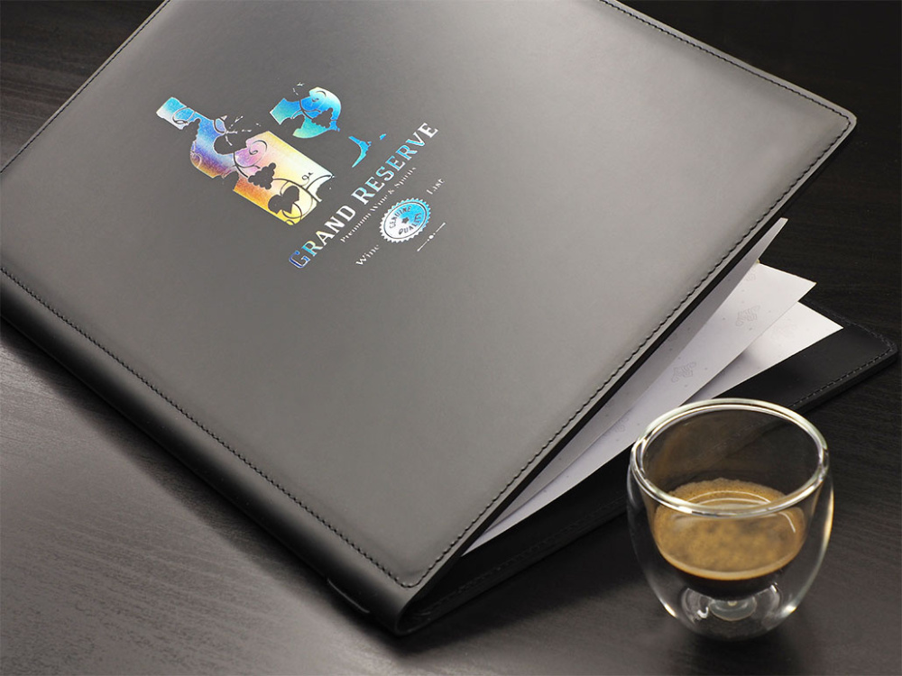 Logo trade business gift photo of: Menu cover Fine Dining Pro 1220094