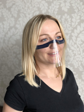 Logotrade corporate gift picture of: KALIPSO clear face shield-mask for mouth and nose 1447162