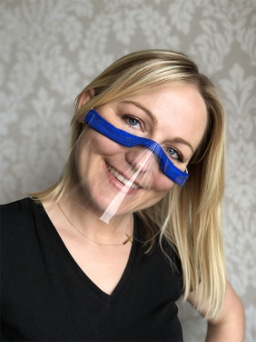 Logo trade promotional items picture of: KALIPSO clear face shield-mask for mouth and nose 1447162